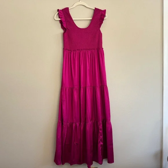 Natural Life Smocked Maxi Dress - Picture 3 of 11